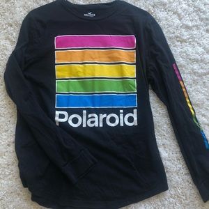 black long sleeve polaroid shirt!